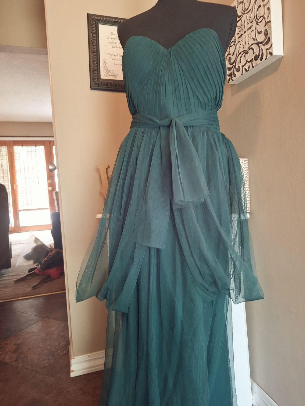 NWT Birdy Grey Emerald Convertible Christina Formal Dress Sz L - Picture 3 of 16